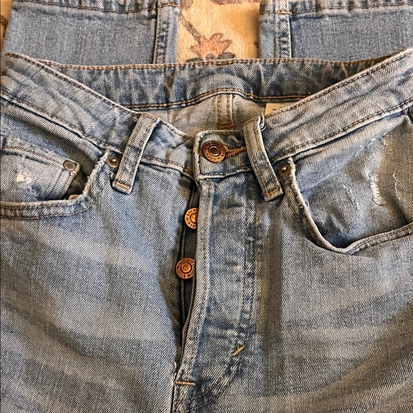 Classic Light Blue Straight Leg Women's Jeans - Picture 6 of 12